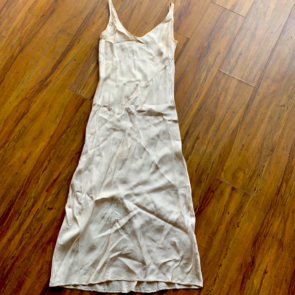 Beige long dress
